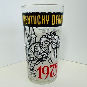 Kentucky Derby 1975 Collectible Glass